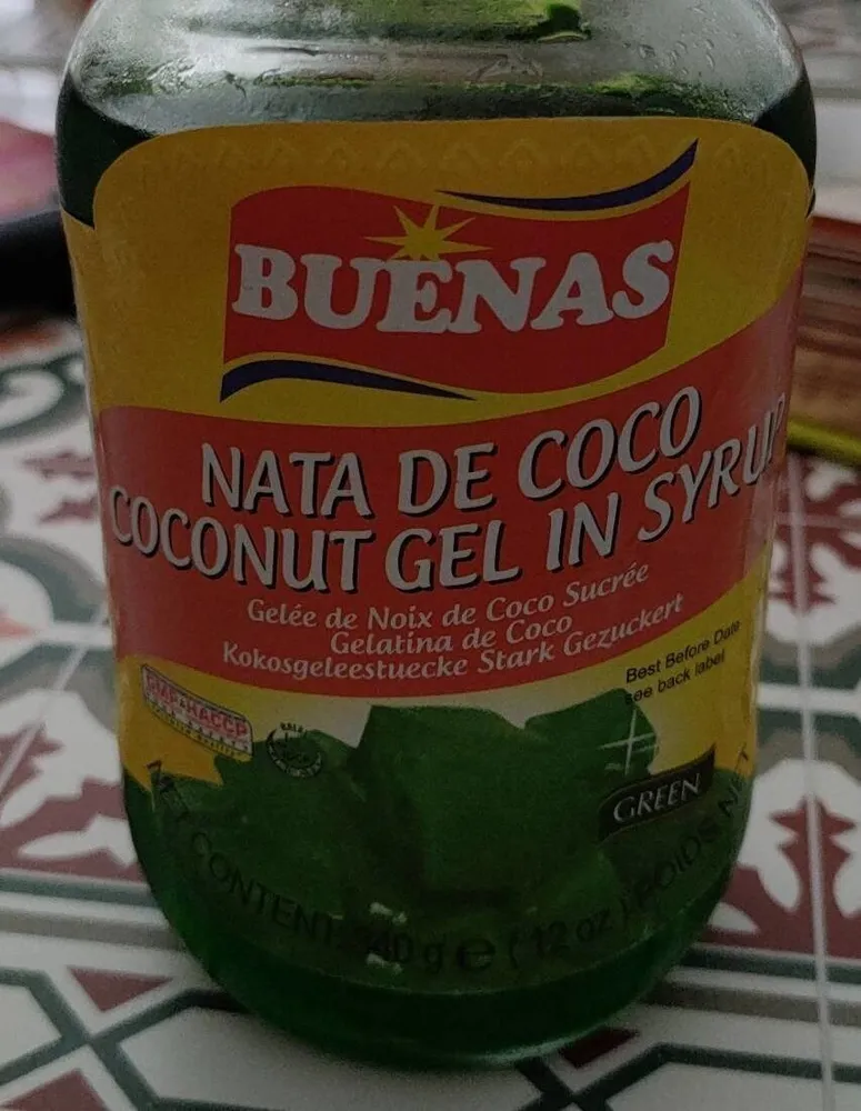 Coconut gel in Syrup