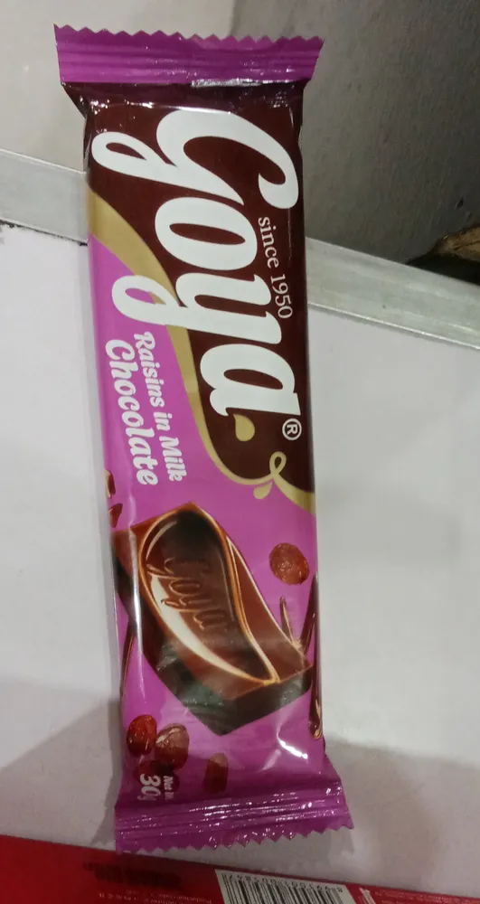 Raisins in Milk Chocolate