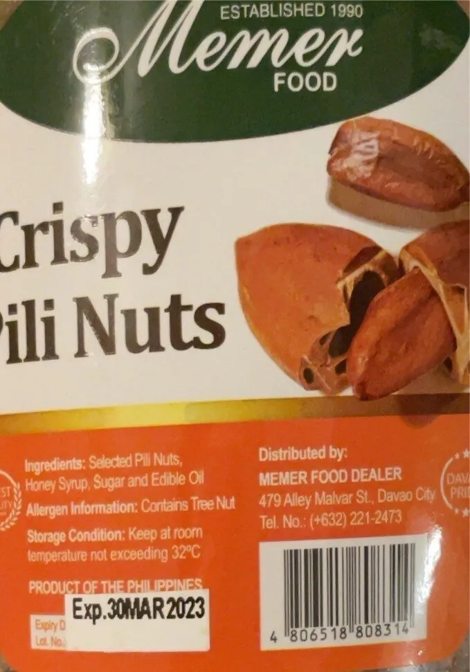 Crispy Pili Nuts
