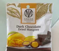 Dark chocolate dried mangoes