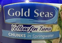 Yellowfin tuna chunks in springwater