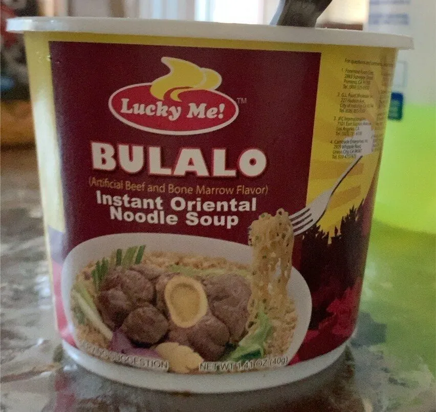 Lucky me bulalo artificial bone marrow flavor noodles