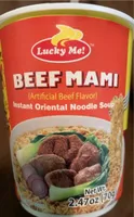 Lucky me beef mami artificial beef flavor noodle