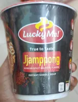 Lucky me jjamppong artificial spicy seafood flavor noodles