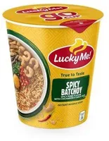Lucky Me! Go Cup Instant Noodle Soup Spicy La Paz Batchoy Flavor