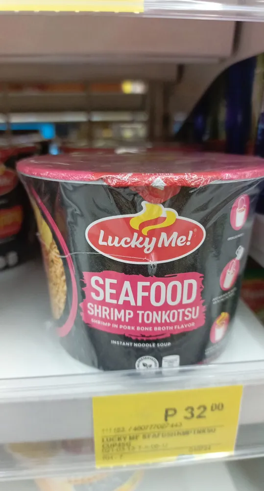 Seafood Cup Shrimp Tonkotsu