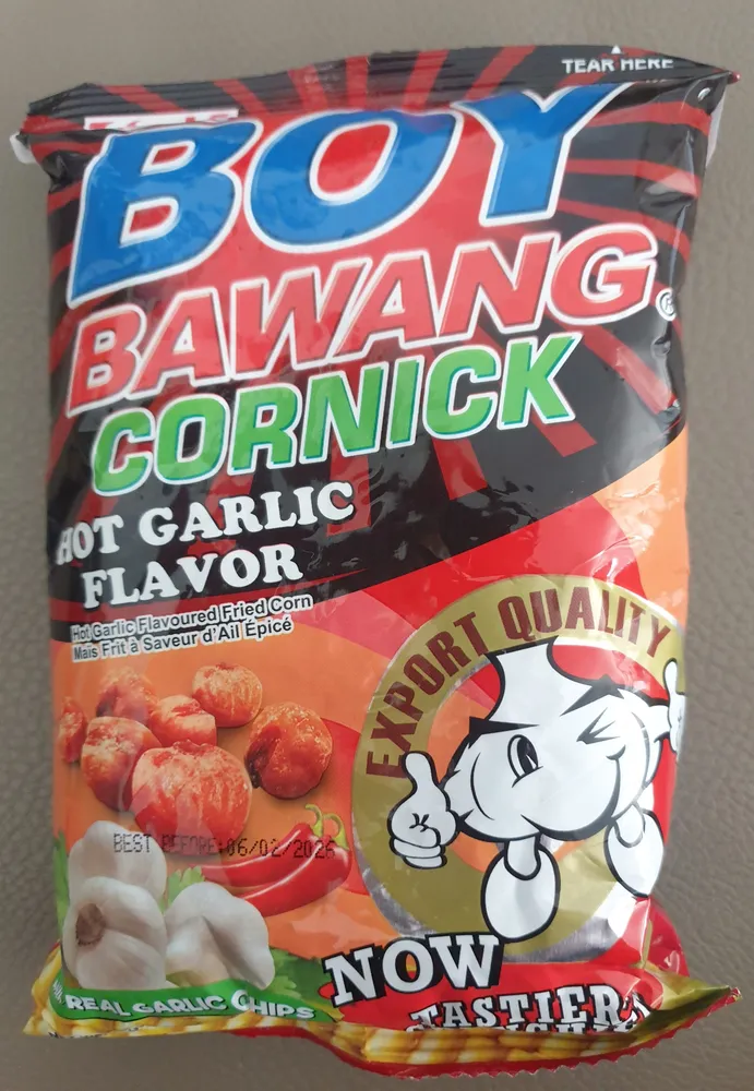 Boy Bawang Cornick Hot Garlic Flavor