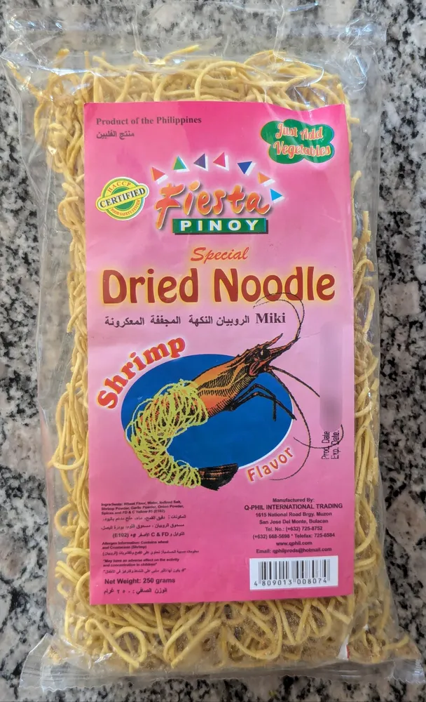 Dried Noodle (Shrimp)