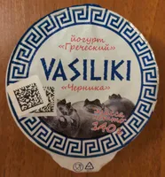 Йогурт греческий «Черника»