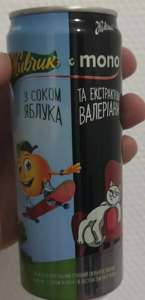 Живчик з соком яблука та екстрактом валеріяни