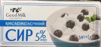 Сир кисломолочний, 5% жиру