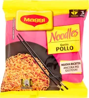 Noodles gusto pollo noodles istantanei e condimento