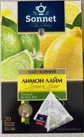 Чай чорний байховий зі смаком лимону та лайму