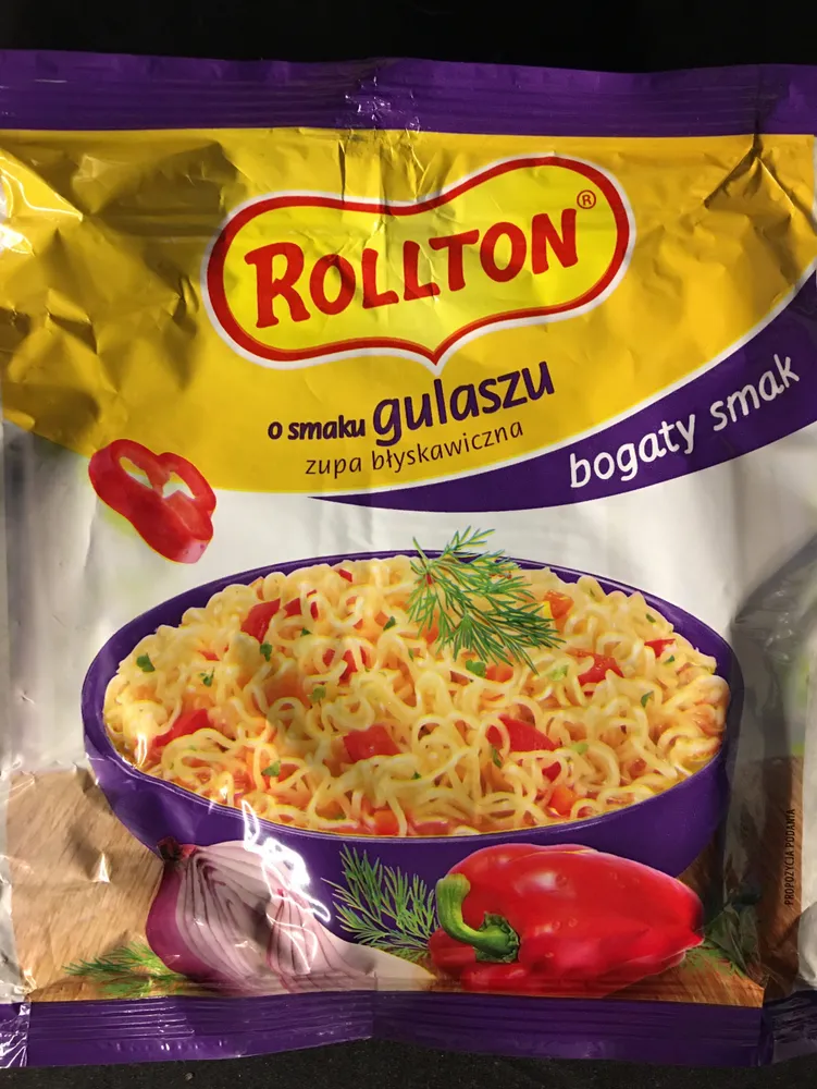 Zupa błyskawiczna o smaku gulaszu