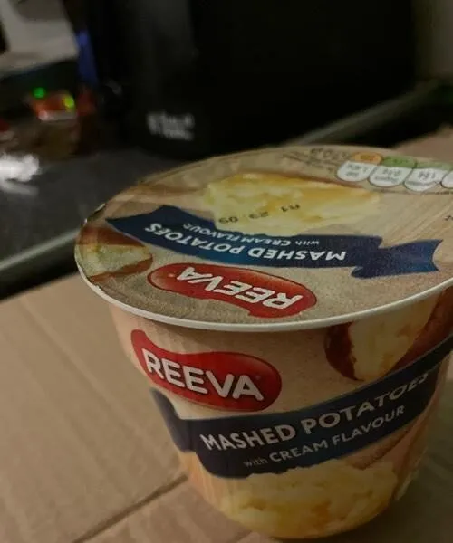 Reeva mashed potato cream flavour