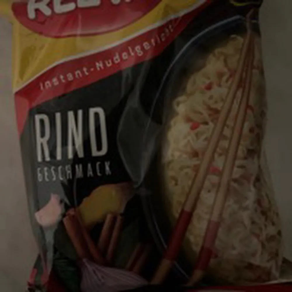 Instant-Nudelgericht Rindgeschmack