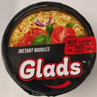Instant Noodles Beef Flavour and Tomato & Basil Sauce