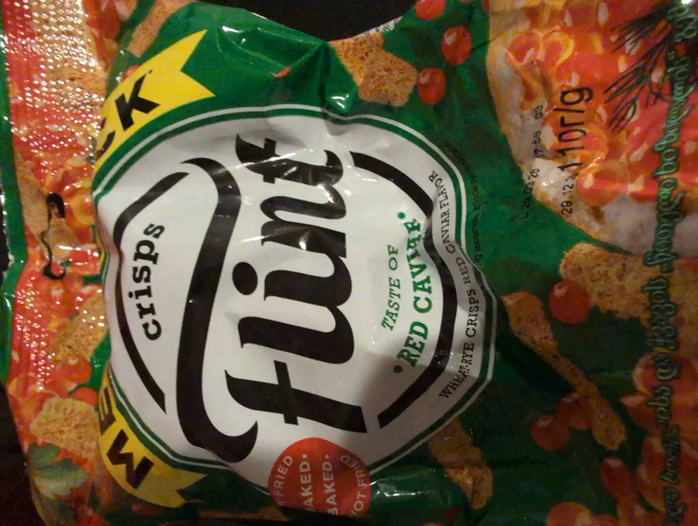 Crisps red caviar