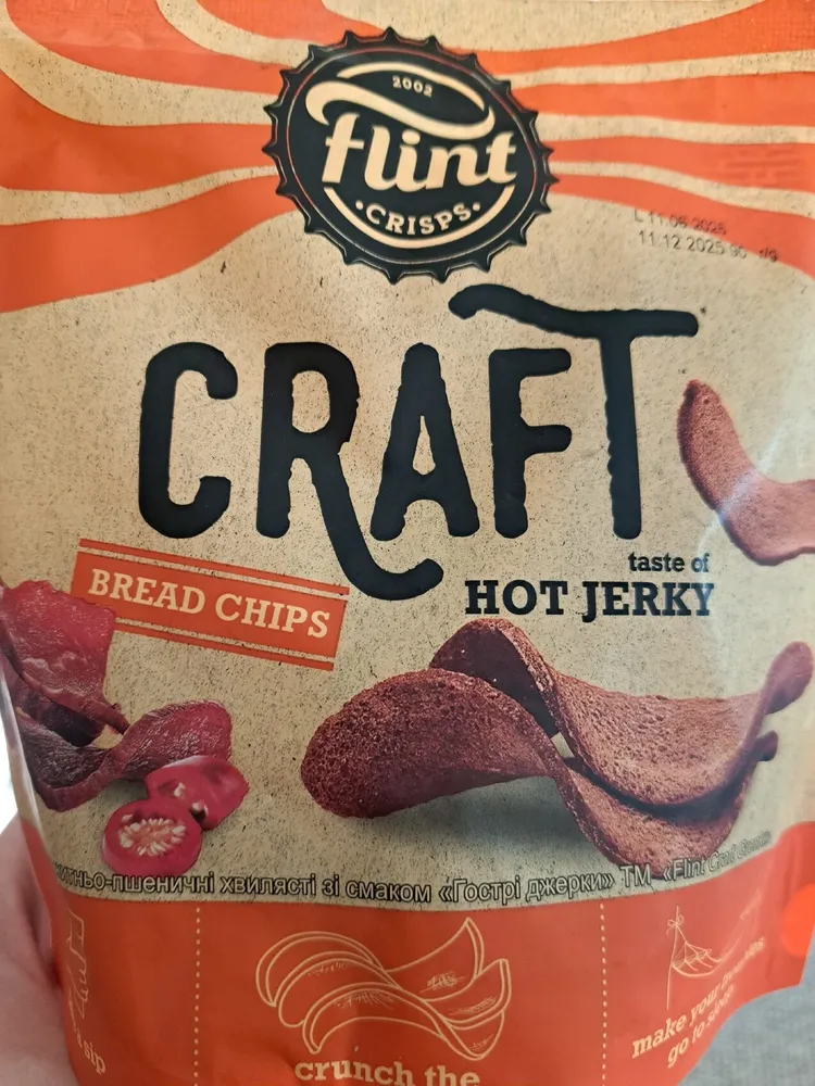 Craft Bread Chips Hot Jerky