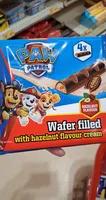 Paw patrol wafer filled cream