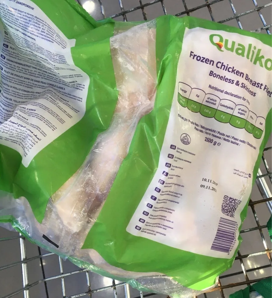 Pechuga de pollo congelada