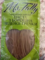 Паста з борошна зеленої гречки