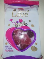 Jelly candy hearts
