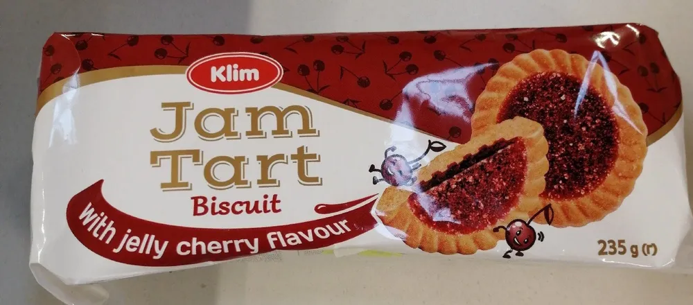 Jam tart biscuit