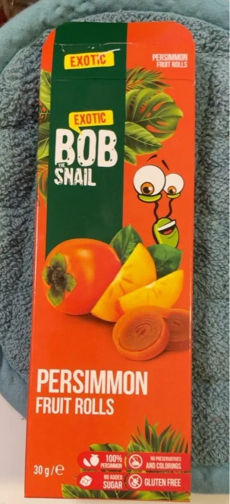 Persimmon fruit rolls