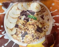 Muesli croccante cioccolato e banana