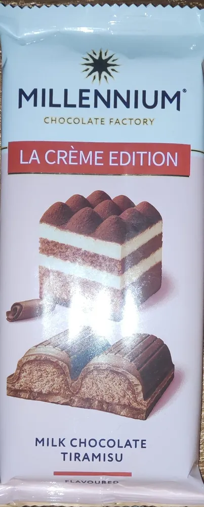 Шоколад молочний "La Creme Edition Milk Chocolate Tiramisu"