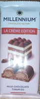 Шоколад молочний "La Creme Edition Milk Chocolate Tiramisu"