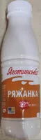 Ряжанка "Яготинська", 3.2% жиру