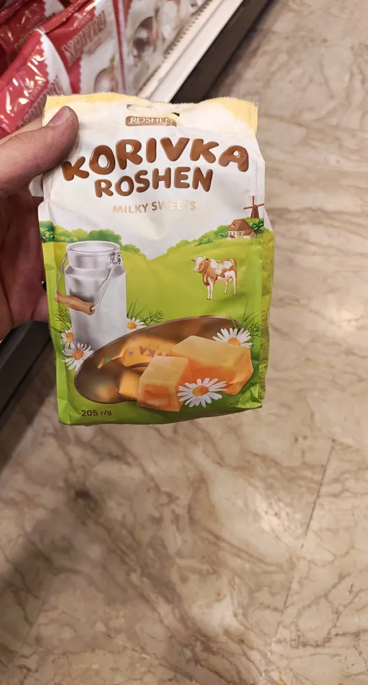KORIVKA roshen milky sweets
