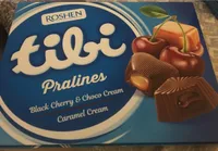Tibi pralines cerise noir et caramel