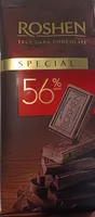 True dark chocolate 56% Roshen