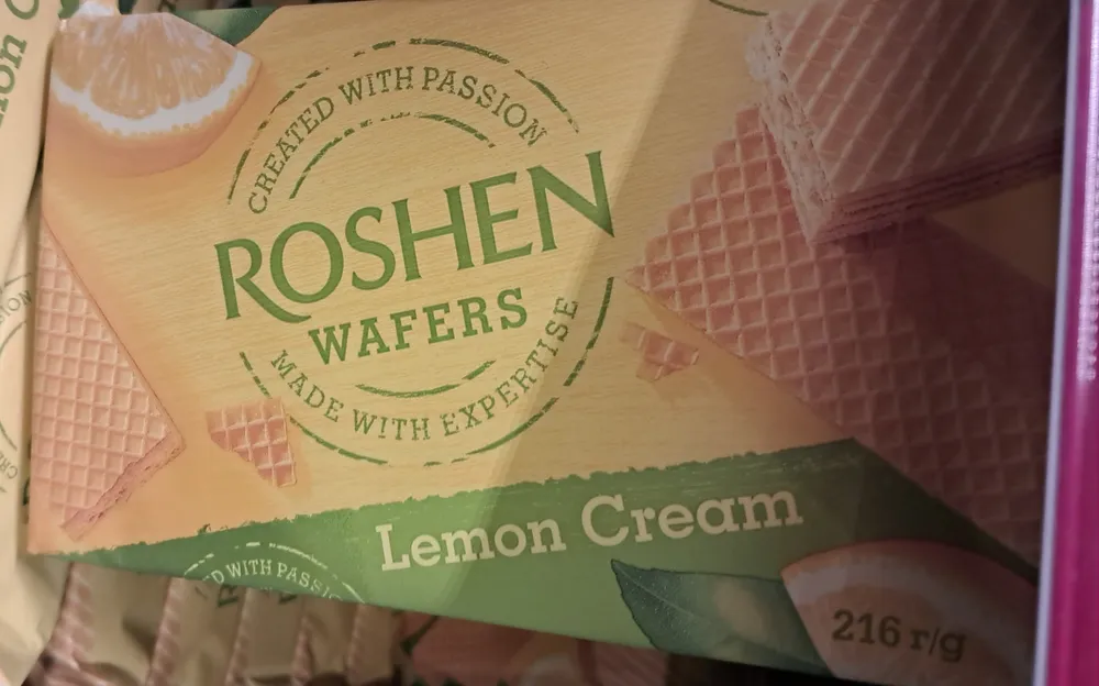 Wafers Lemon Cream