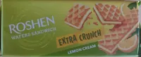 Вафлі "Wafers Sandwich Extra Crunch Lemon Cream", лимон