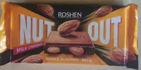 Шоколад "Nut Out Whole Almonds" молочний, з підсоленим цілим мигдалем