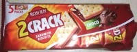 Печиво затяжне "2 Crack Sandwich Biscuits", з шоколадною начинкою