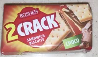 Печиво затяжне "2 Crack Sandwich Biscuits", з шоколадною начинкою