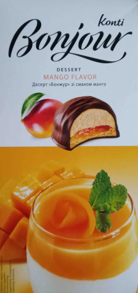 Dessert mango flavor