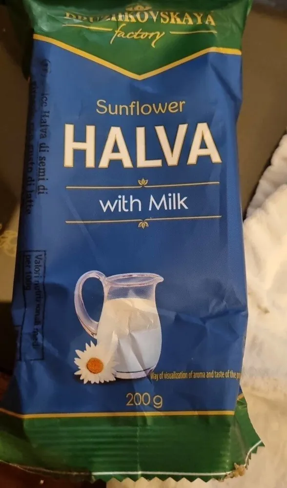 Halva with milk
