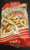 Crisp bread rings with poppy seeds