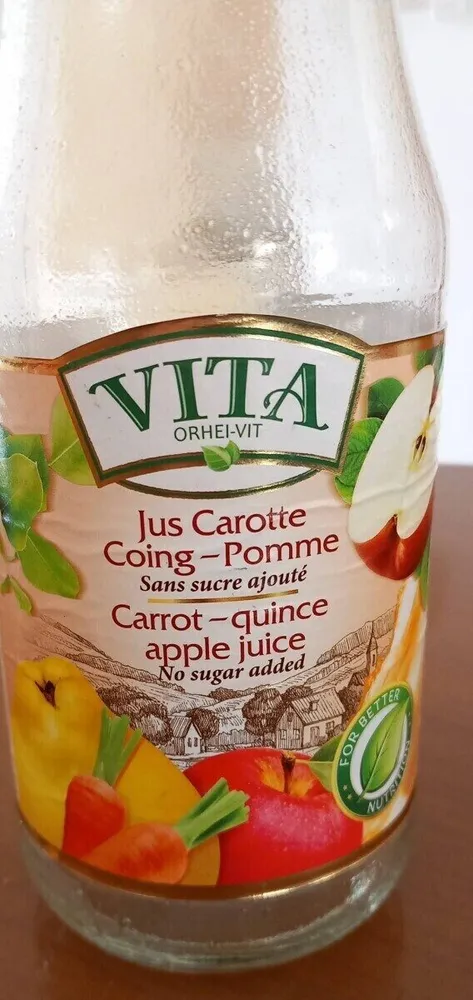 Jus carotte coing pomme