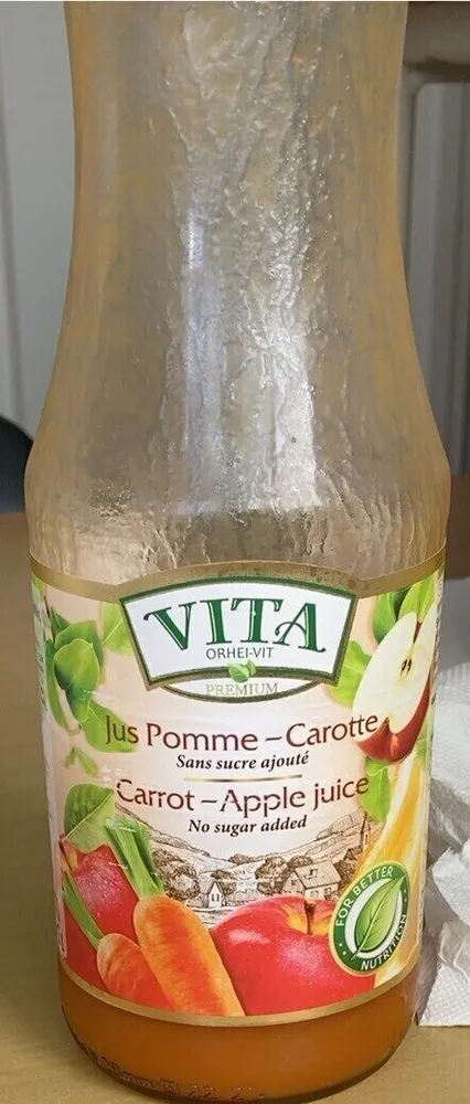 Jus pomme carotte