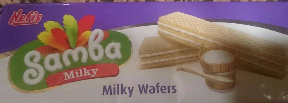 Samba milky wafers