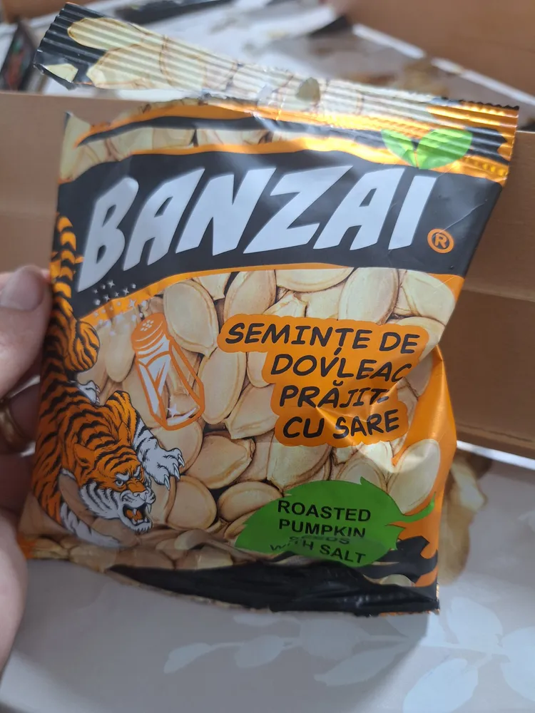 BANZAI Semințe de dovleac prăjite cu sare