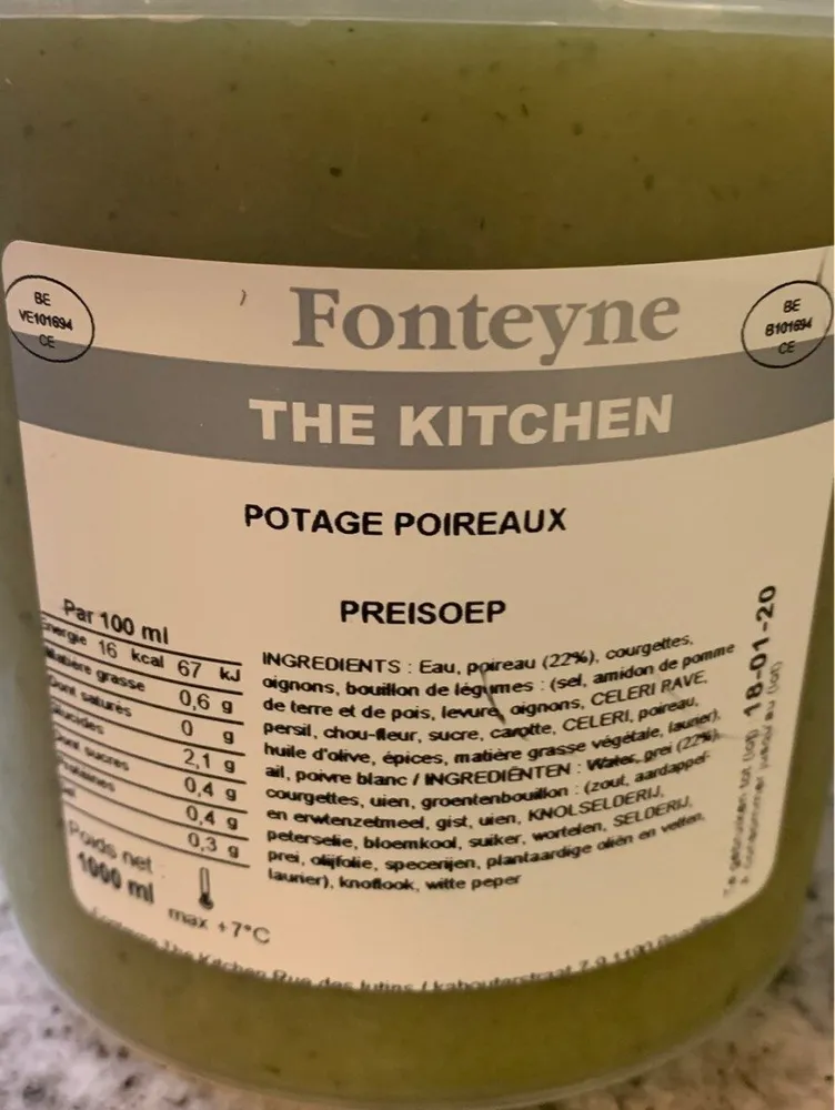 Potage aux Poireaux