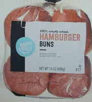 100 % Whole Wheat Hamburger Buns